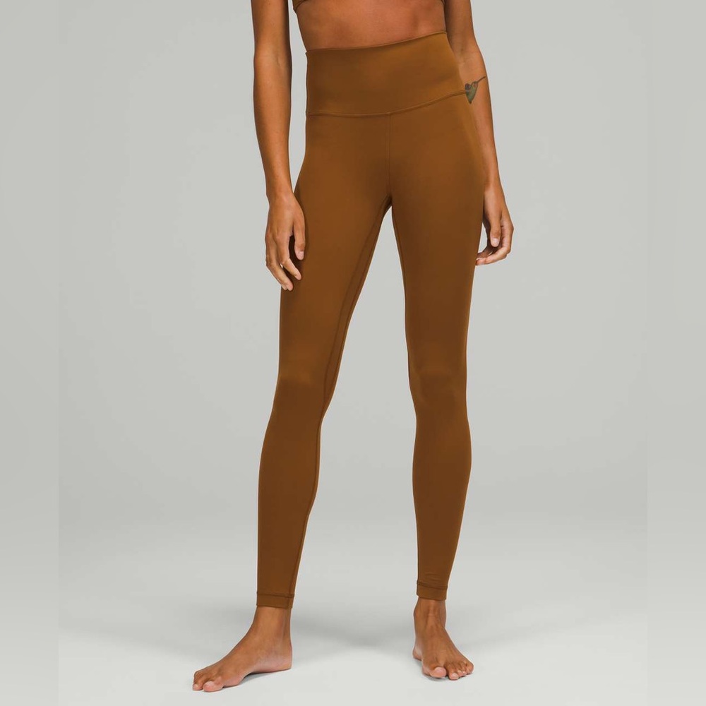 COPY - Lululemon copper brown align tight pants 28” inseam size 4